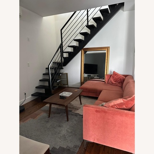 Used Room & Board Performance Velvet 2 Piece Sectional for sale on AptDeco