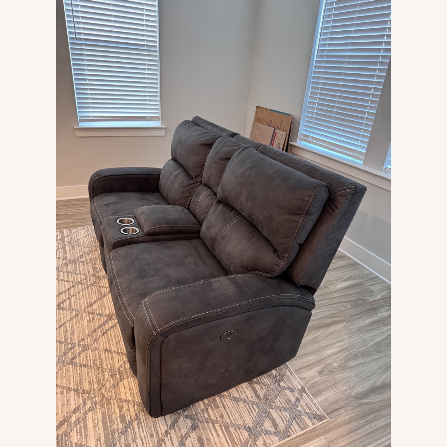 Value City Furniture Dark Gray 2 Piece Sectional - image-3