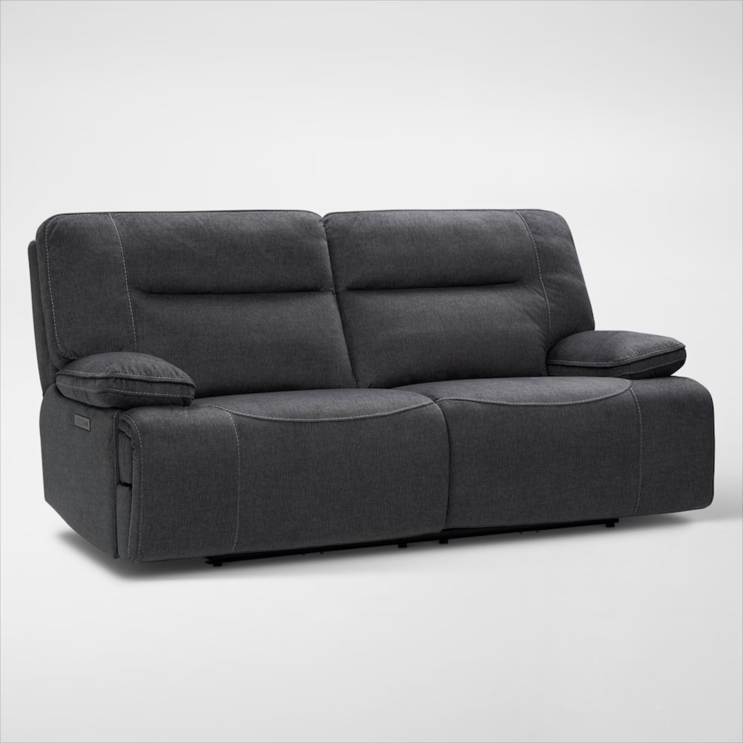 Value City Furniture Dark Gray 2 Piece Sectional - image-0