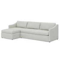 Article Landry White Fabric Sleeper Sofa