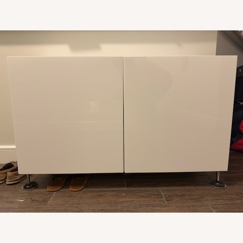 Used IKEA Besta White Sideboard for sale on AptDeco