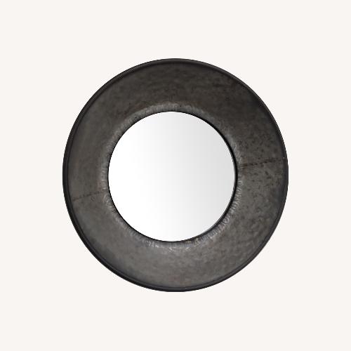 Used Vintage/Antique Finds Silver Metal Wall Mirror for sale on AptDeco