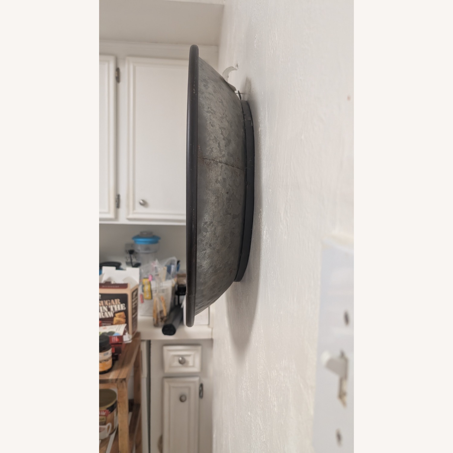 Vintage/Antique Finds Silver Metal Wall Mirror - image-2