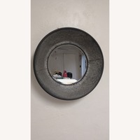 Vintage/Antique Finds Silver Metal Wall Mirror