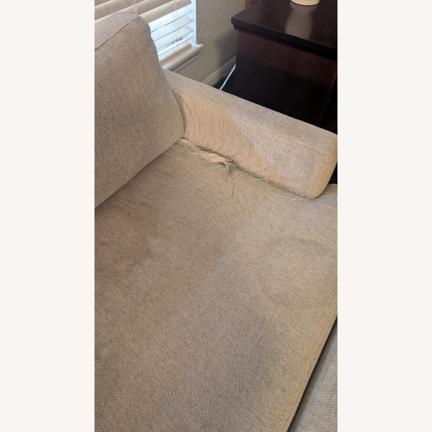 West Elm Andes Light Gray 3+ Piece Sectional - image-5