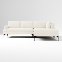 West Elm Andes Light Gray 3+ Piece Sectional