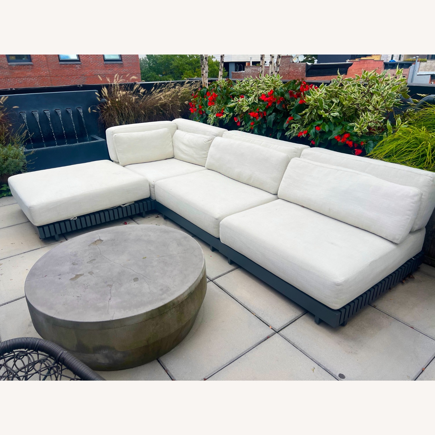 Restoration Hardware White Patio Furniture - image-5
