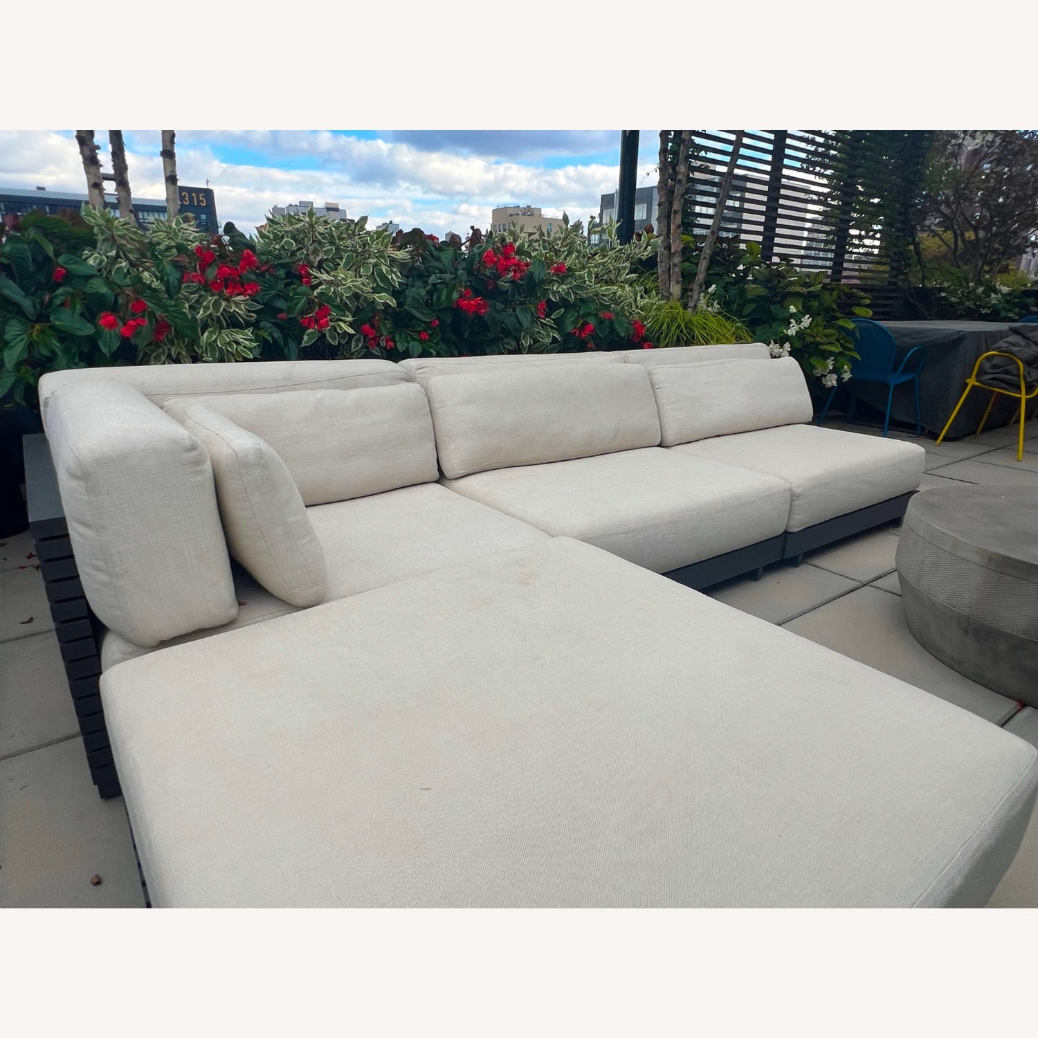 Restoration Hardware White Patio Furniture - image-9