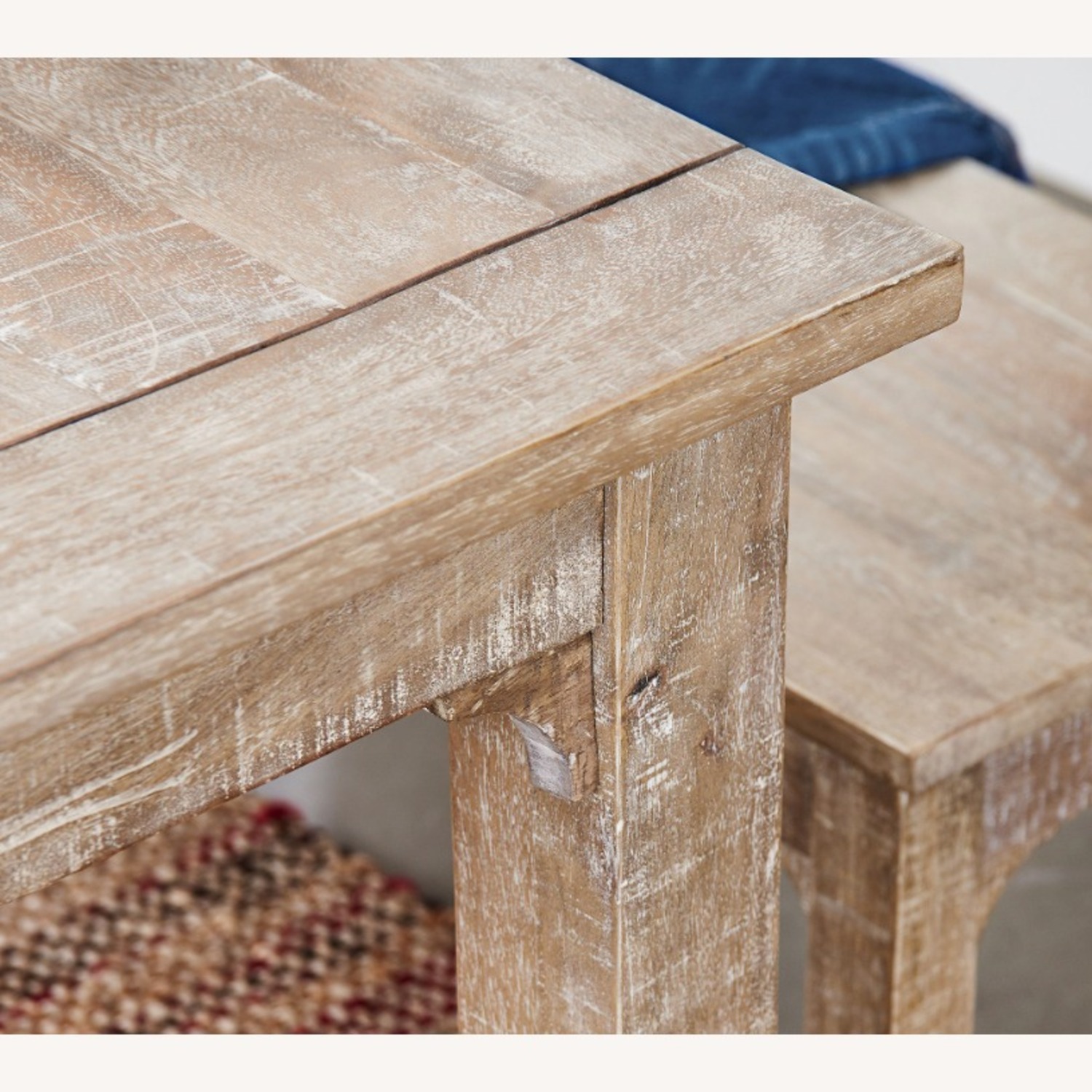 Pottery Barn Thalia Dining Table & Bench - image-2