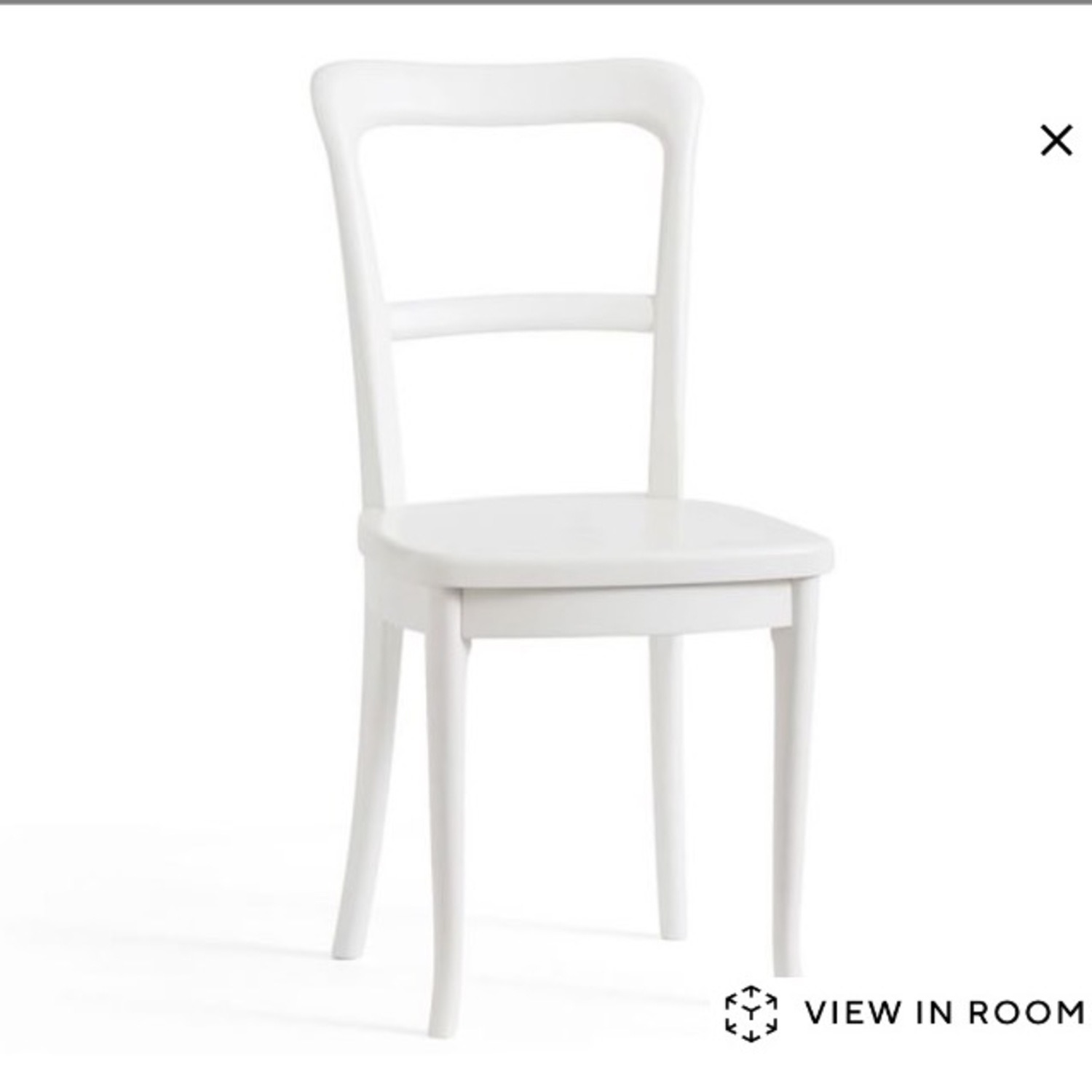 Pottery Barn Cline Dining Chair Set of 2, White - image-2