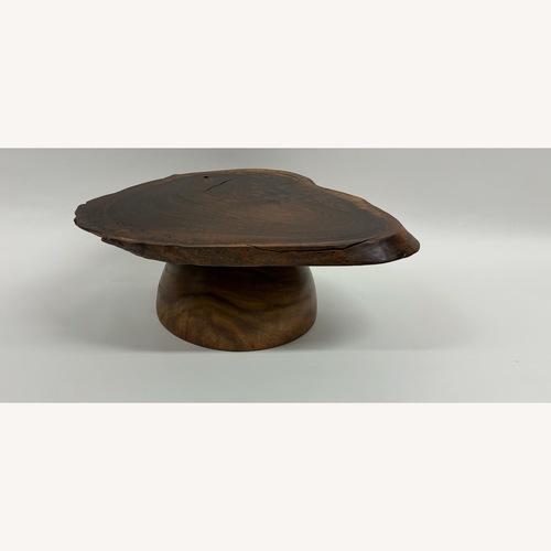 Used Live Edge Black walnut Wood Coffee Table for sale on AptDeco