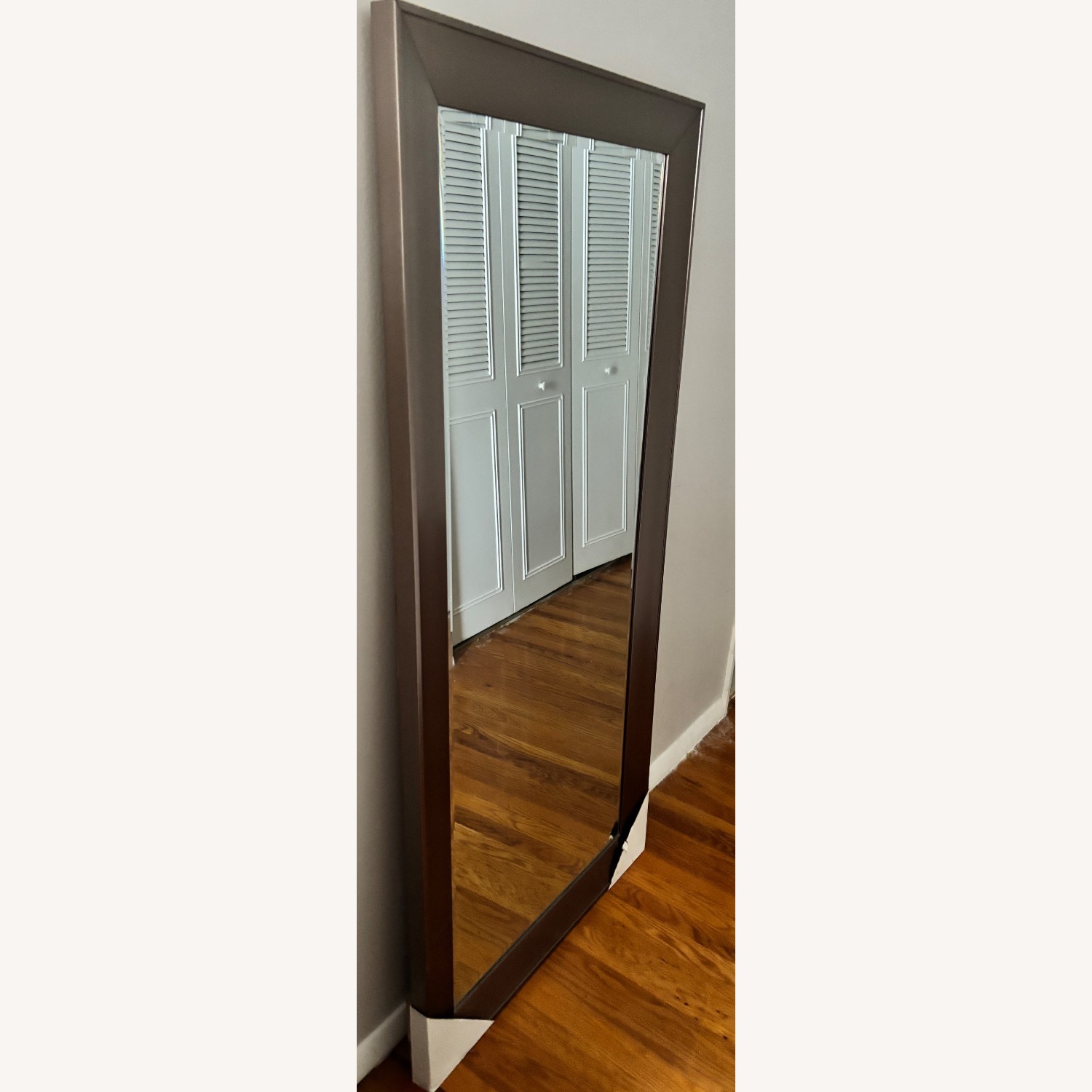 Pottery Barn Silver Metal Wall Mirror - image-2