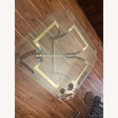 Used Gold Mid Century Coffee Table for sale on AptDeco