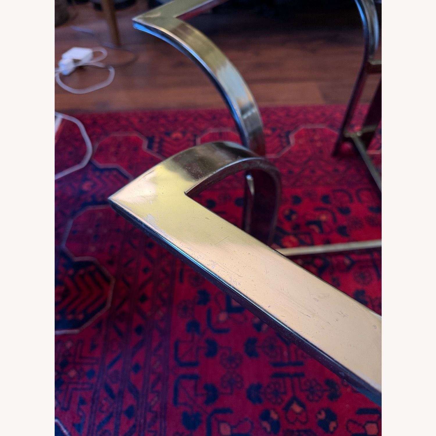 Gold Mid Century Coffee Table - image-5