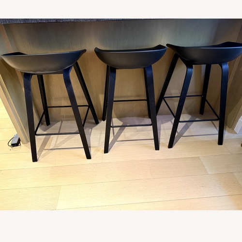 Used Design Within Reach Bar Stools (Set of 3) for sale on AptDeco