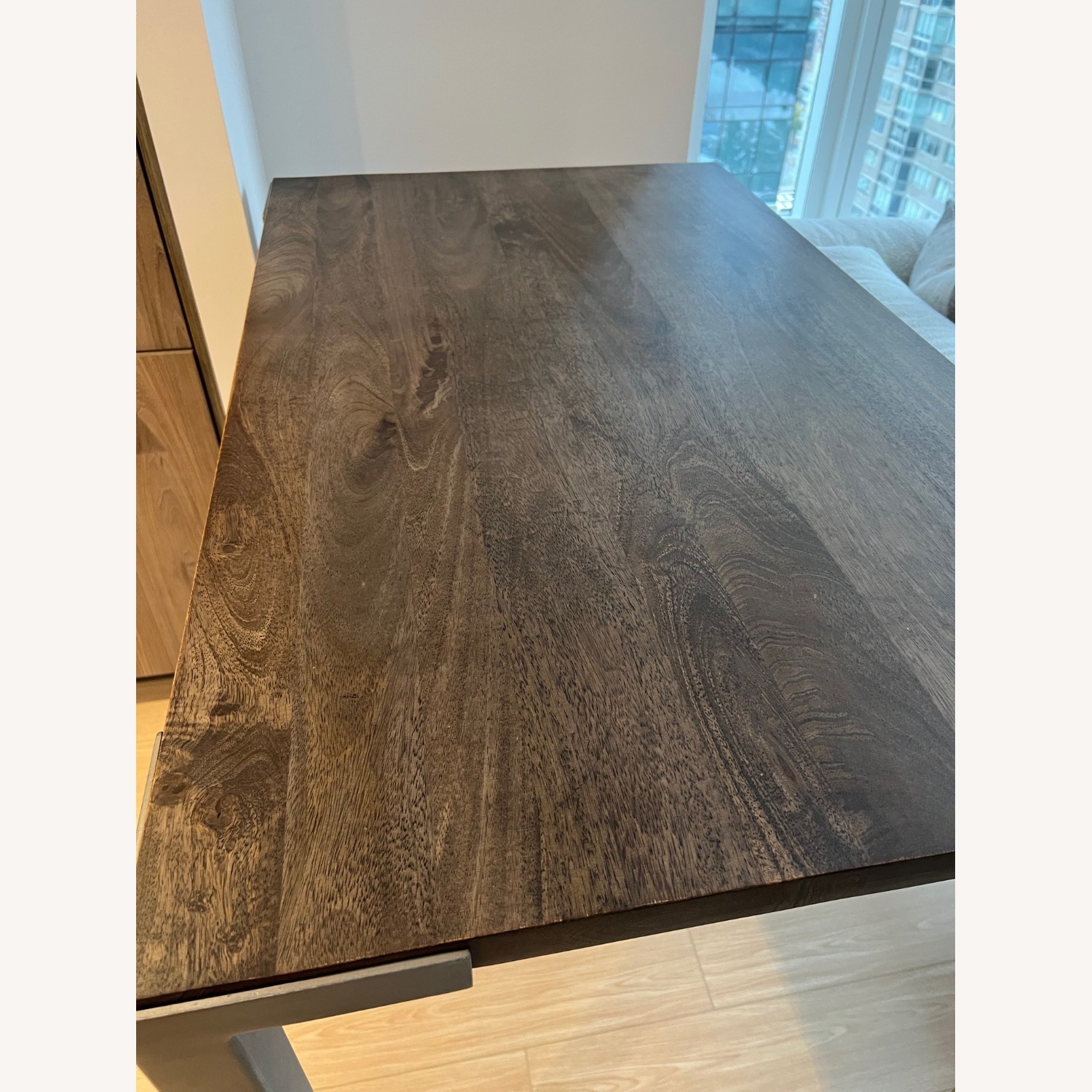 CB2 Stilt High Top Dark Brown Dining Pub Table - image-2