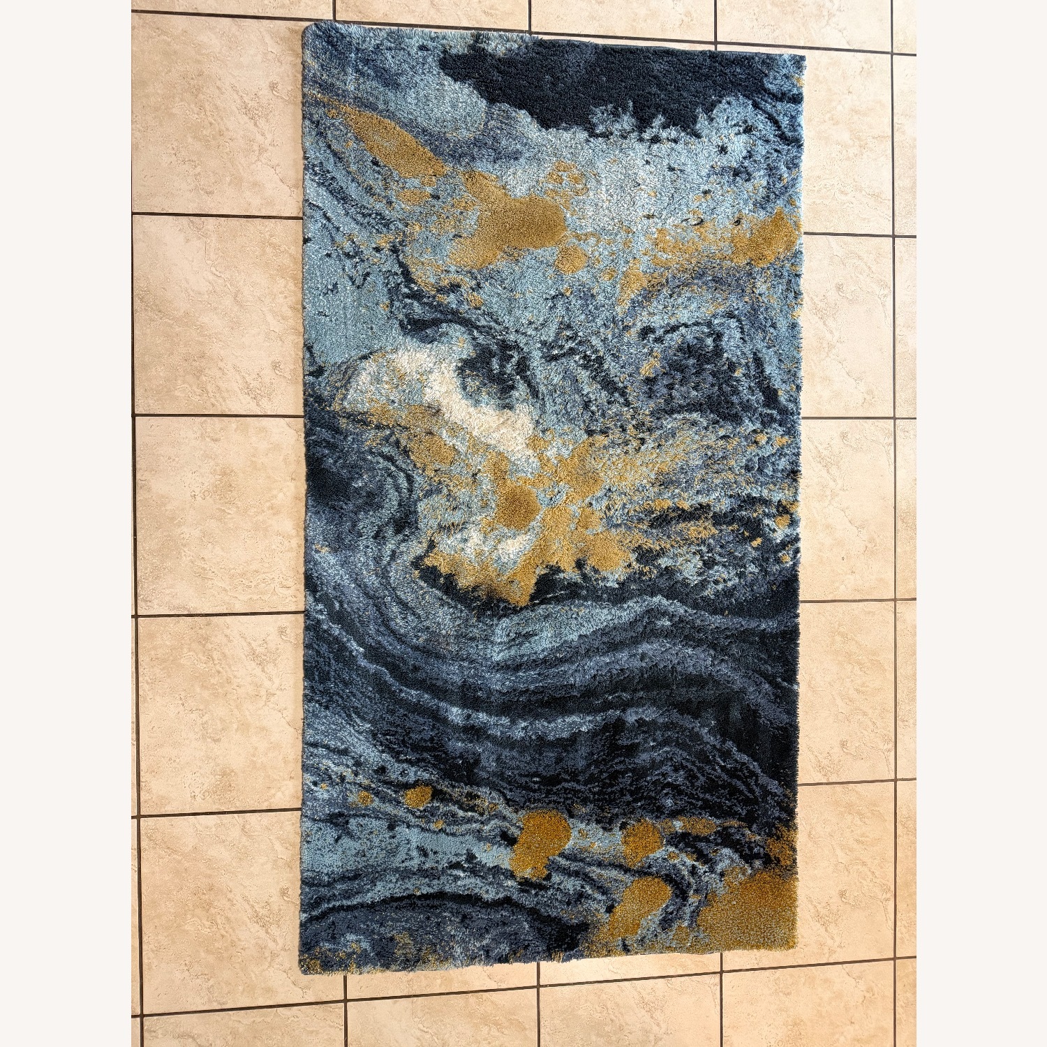 Abstract Multicolor Contemporary Area Rug - image-1