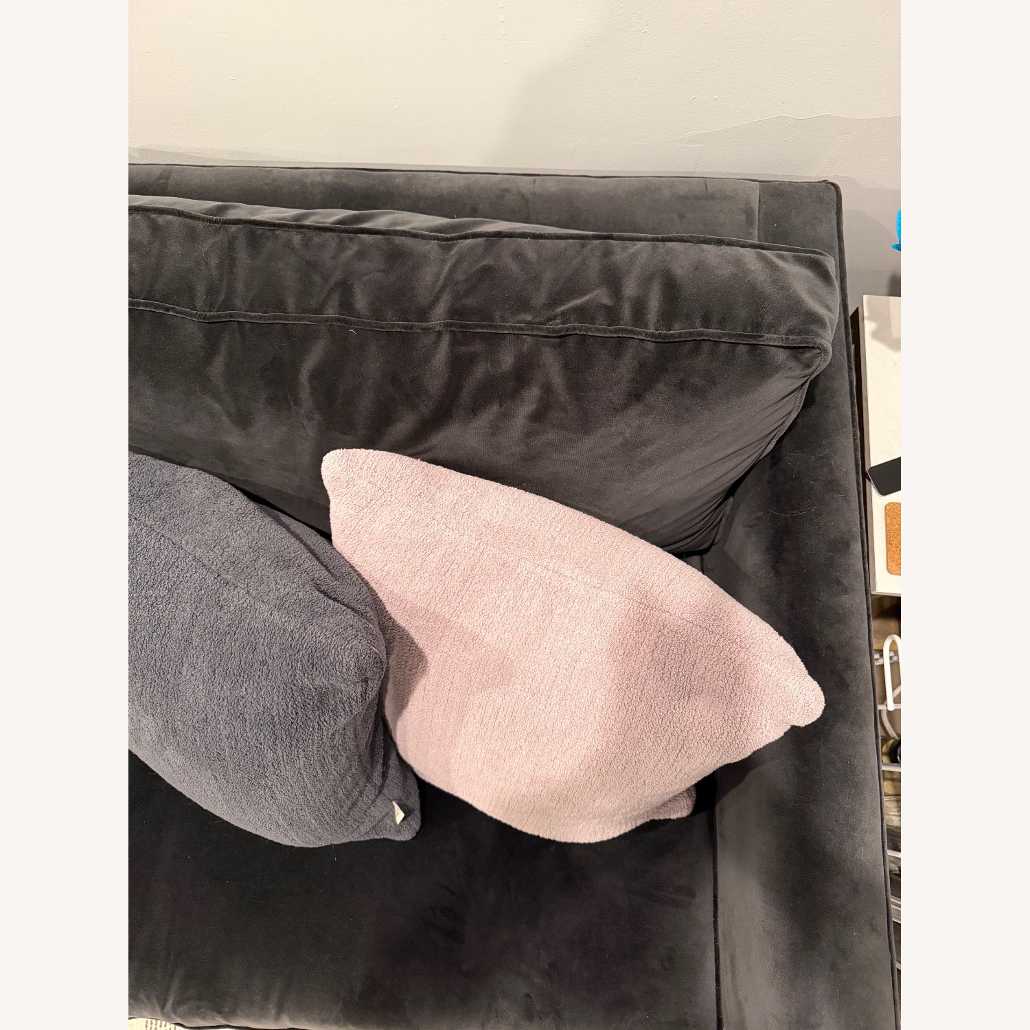 Black West Elm Harris Loft Sofa 76" - image-2