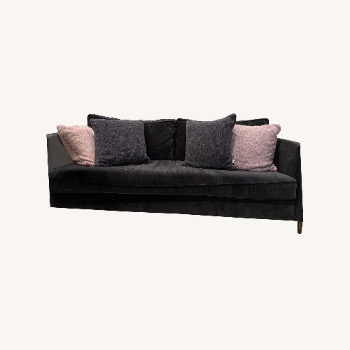 Used Black West Elm Harris Loft Sofa 76" for sale on AptDeco