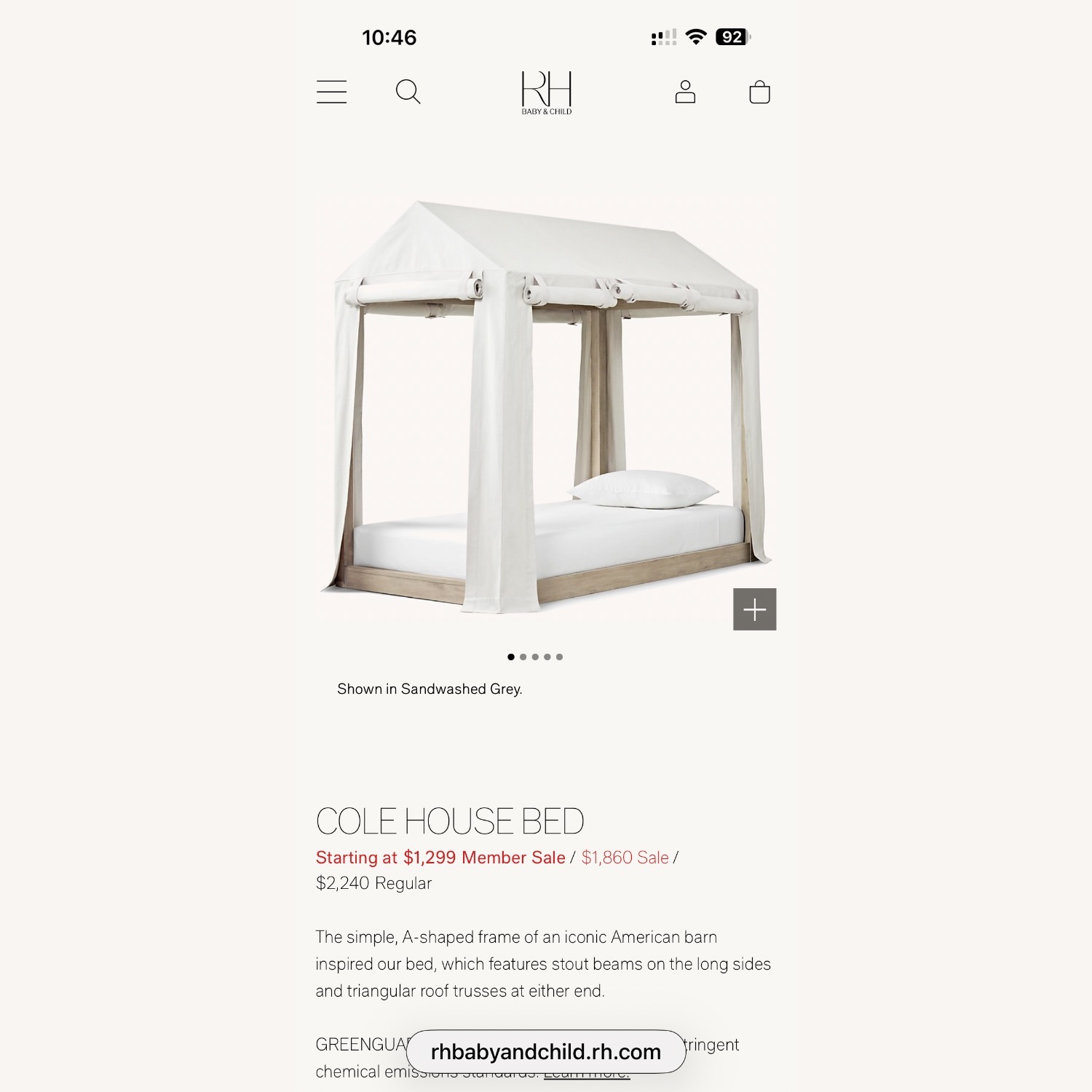 RH Cole House Bed - image-3