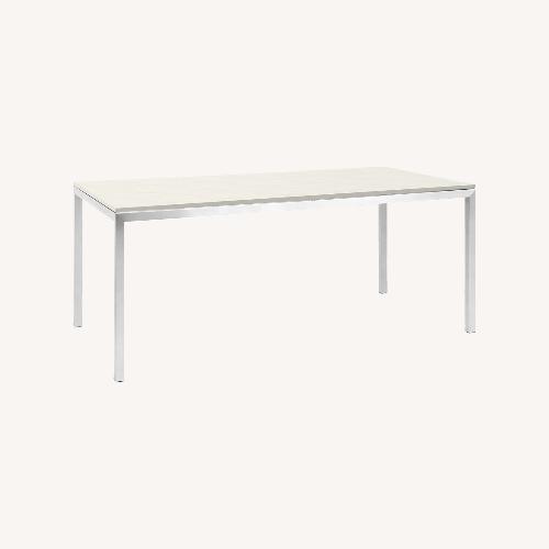 Used Room & Board Parsons Table, White Quartz for sale on AptDeco