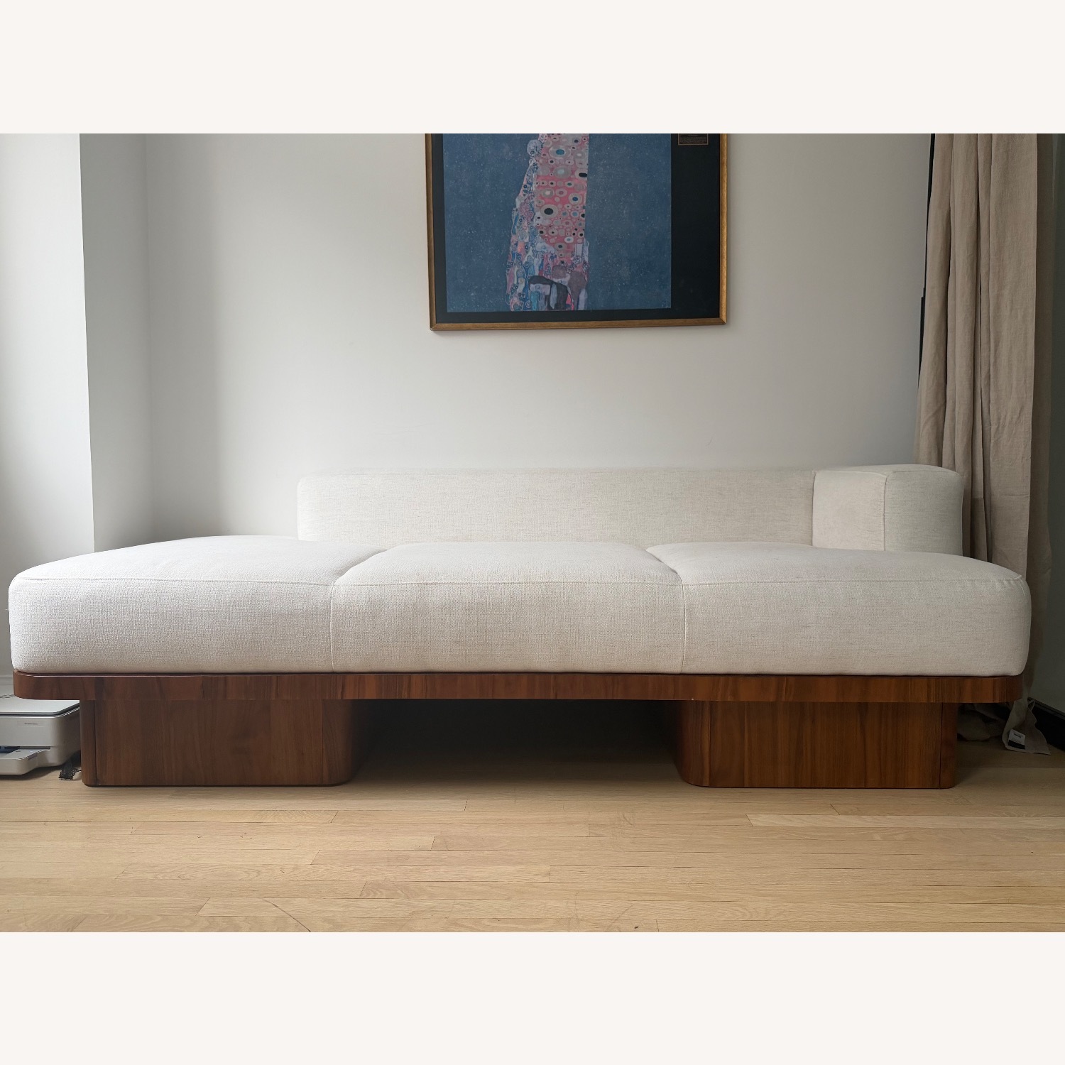 CB2 Serafin 81" Snow White Performance Fabric Daybed - image-1