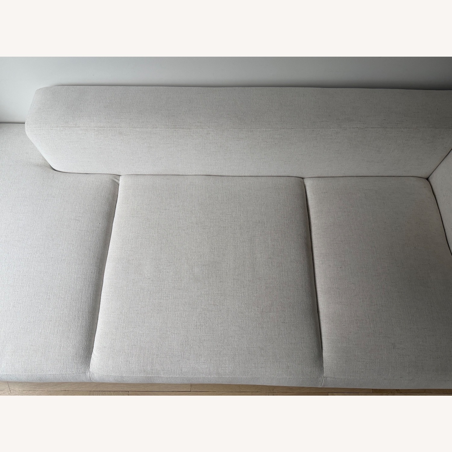 CB2 Serafin 81" Snow White Performance Fabric Daybed - image-5