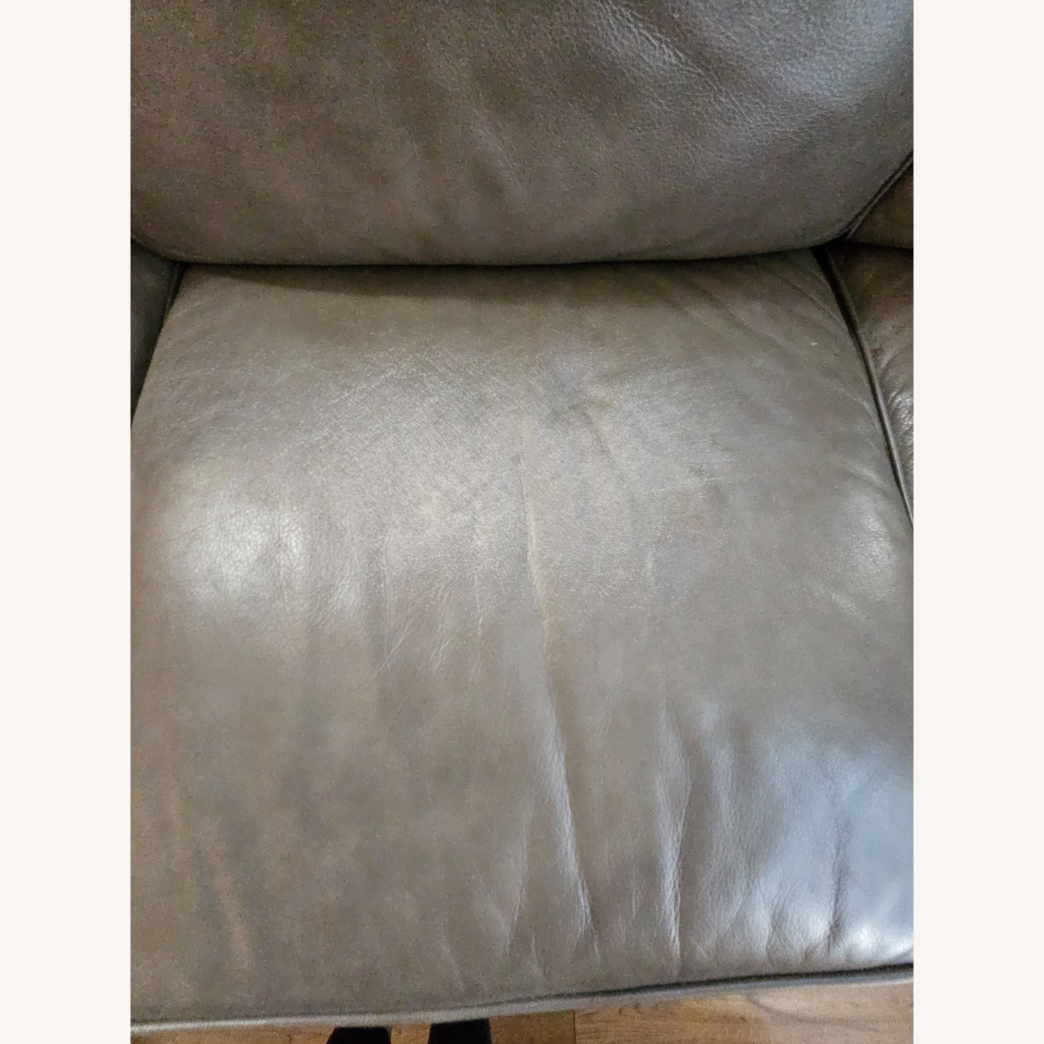 Macy's Bradyn 89" Leather Sofa - image-4