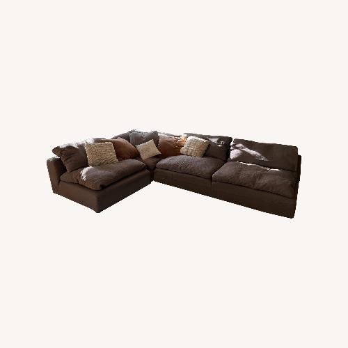 Used Restoration Hardware 4 Piece Cloud Couch for sale on AptDeco