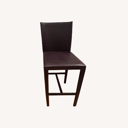 Used Dark Brown Upholstered Barstools for sale on AptDeco