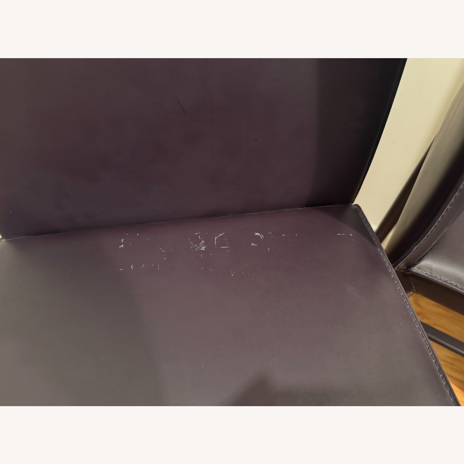 Dark Brown Upholstered Barstools - image-2