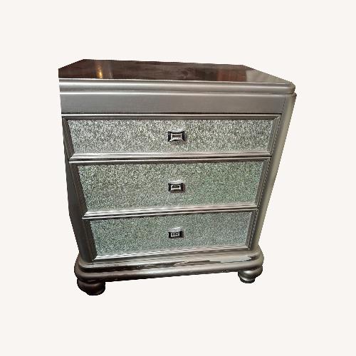 Used Ashley Furniture Light Gray Wood Nightstands for sale on AptDeco