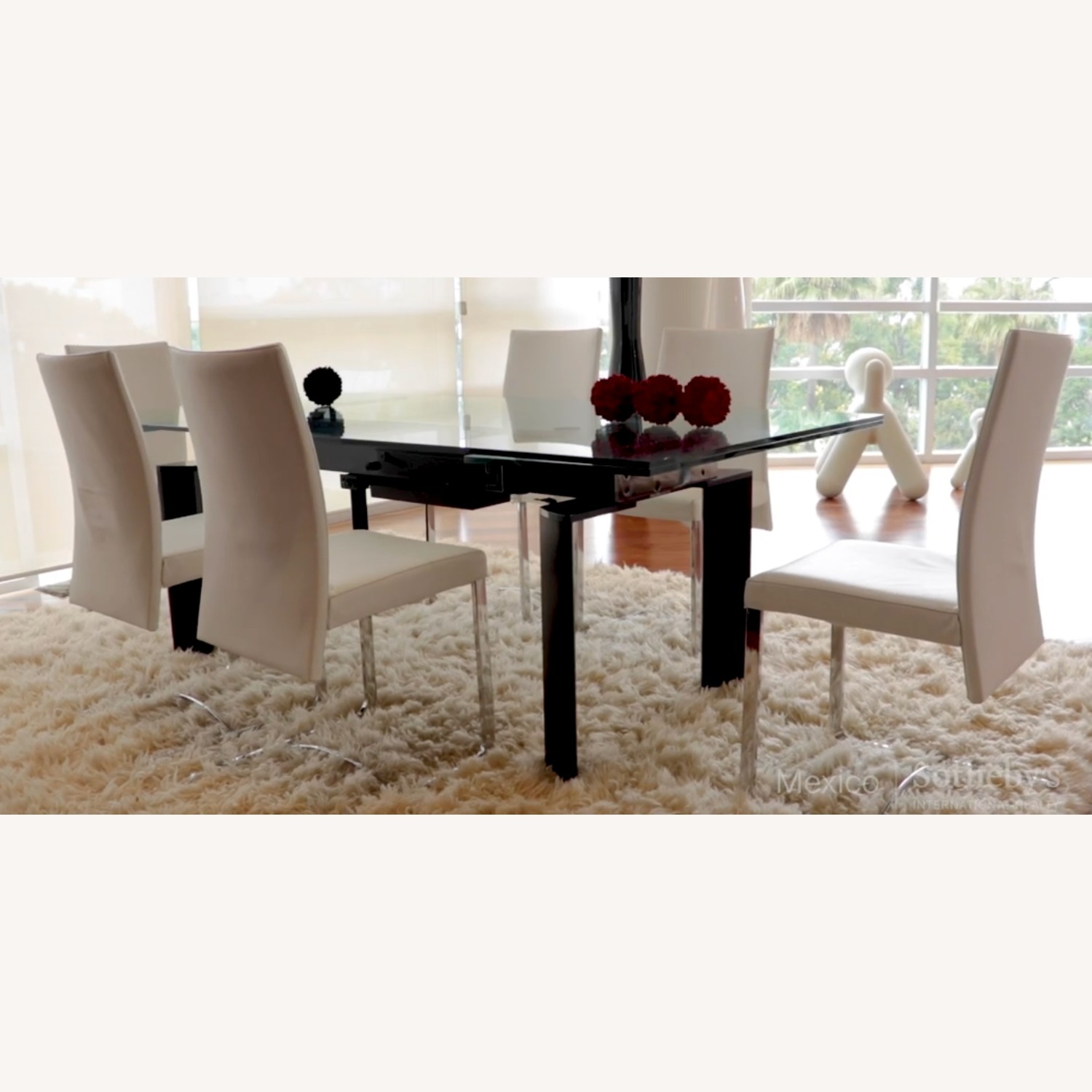 Roche Bobois Amplitude White Dining Chairs - image-2