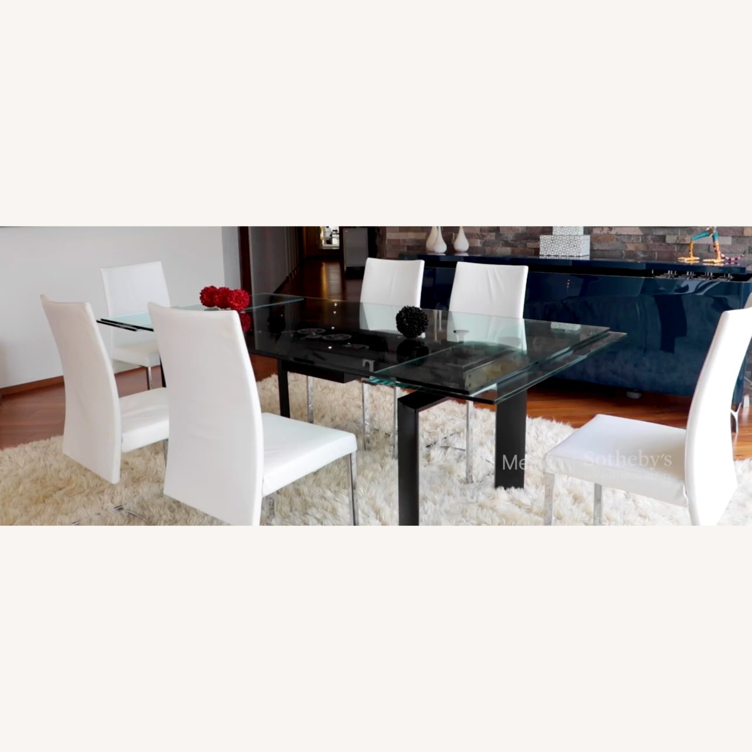 Roche Bobois Amplitude White Dining Chairs - image-3