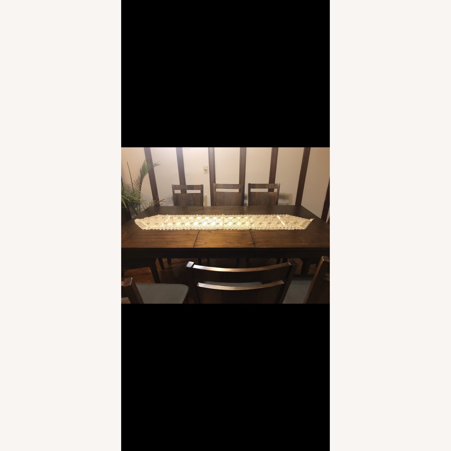 Bob's Discount Furniture Dark Brown Dining Table - image-2