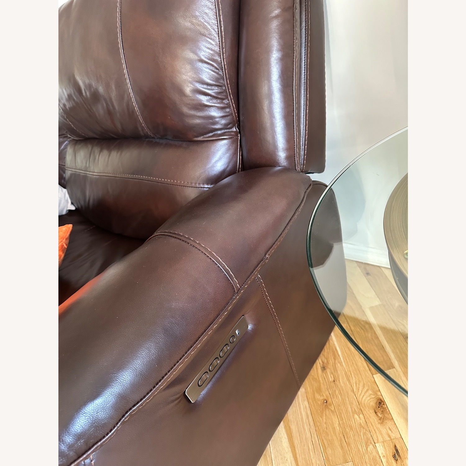 Genuine Leather 3 Piece  Chaise Sectional  - image-1