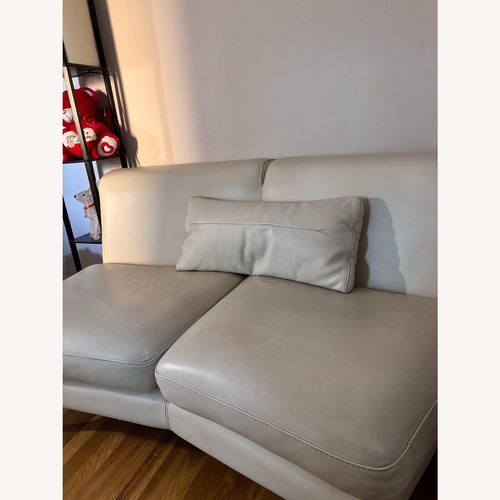 Used Genuine Leather Loveseat  for sale on AptDeco