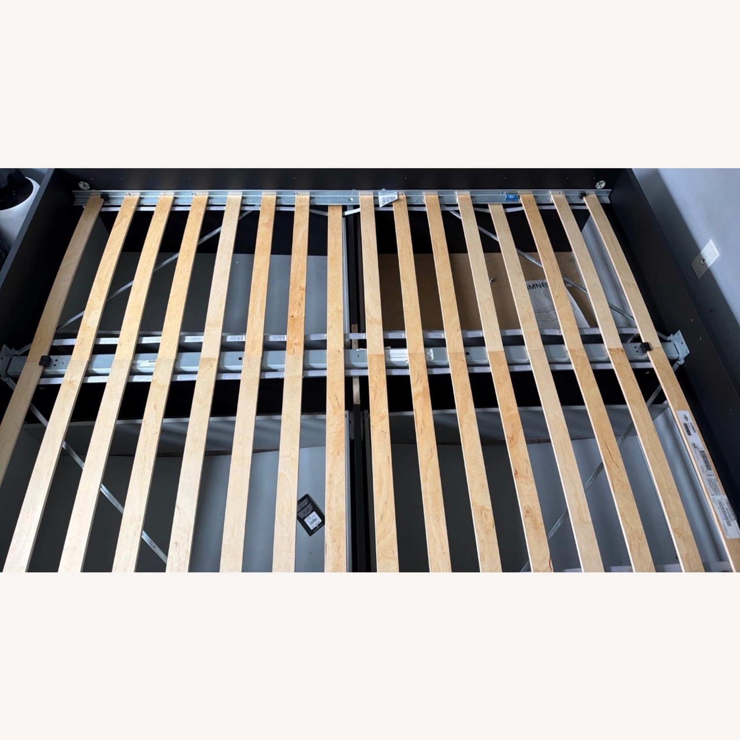 IKEA Black Wood Full Bed - image-3