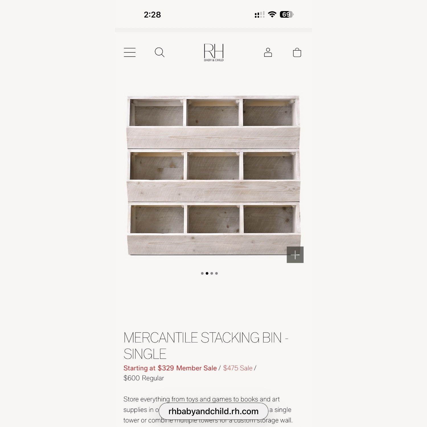 Restoration Hardware Mercantile Storage - image-3
