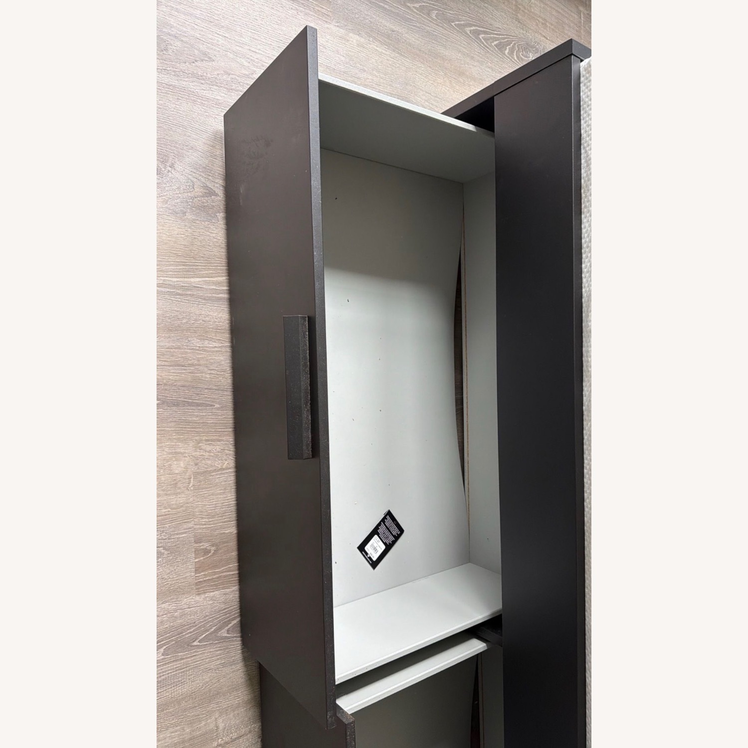 IKEA Black Wood Media Storage - image-2