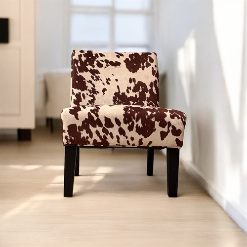 Used  Animal Print Accent Chair - Wide Seat for sale on AptDeco