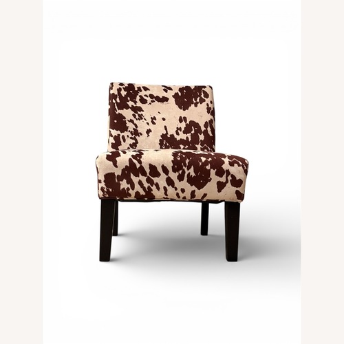 Used  Animal Print Accent Chair - Wide Seat for sale on AptDeco