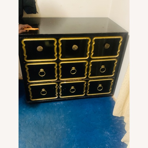 Used Vintage/Antique Black Lacquer Dresser for sale on AptDeco