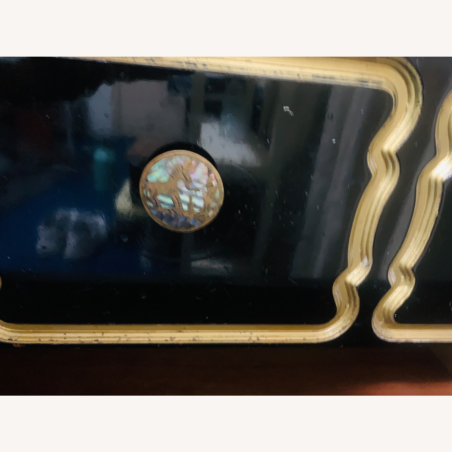 Vintage/Antique Black Lacquer Dresser - image-5