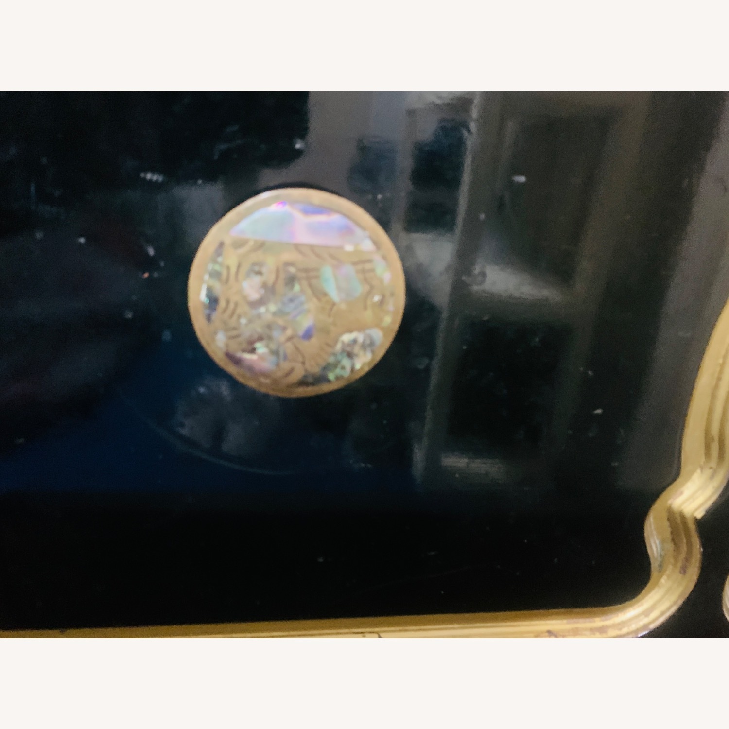 Vintage/Antique Black Lacquer Dresser - image-4