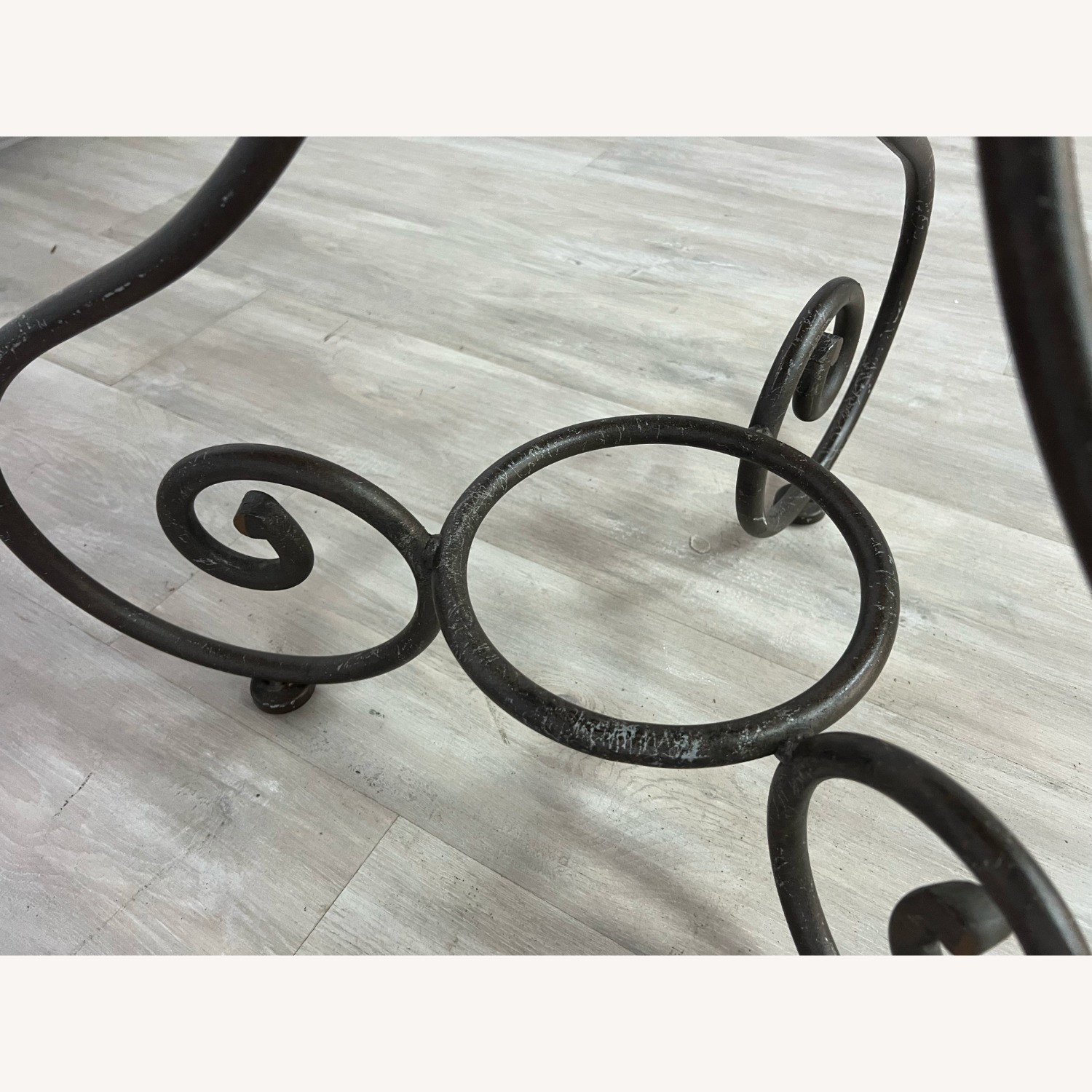 Ethan Allen Country Round Pedestal Side Table - image-5