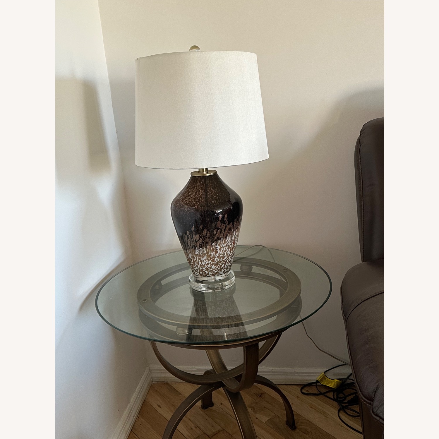 Gold Metal Side Tables - image-4