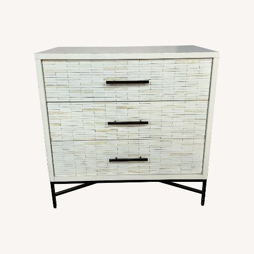 Used West Elm Wood Tiled 3-Drawer Dresser for sale on AptDeco