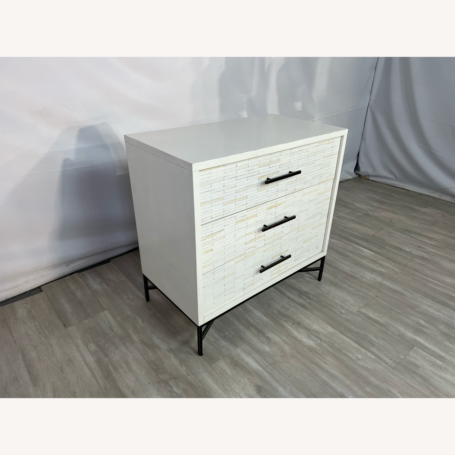 West Elm Wood Tiled 3-Drawer Dresser - image-2