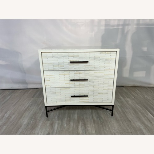 Used West Elm Wood Tiled 3-Drawer Dresser for sale on AptDeco